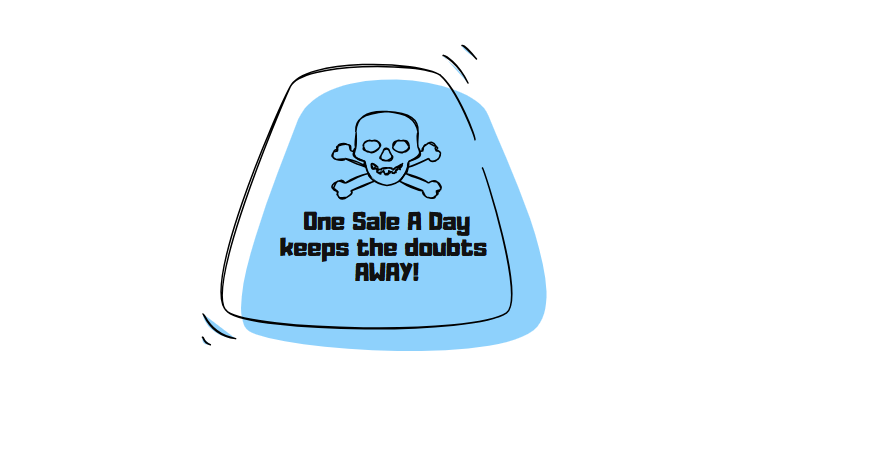 one sales a day